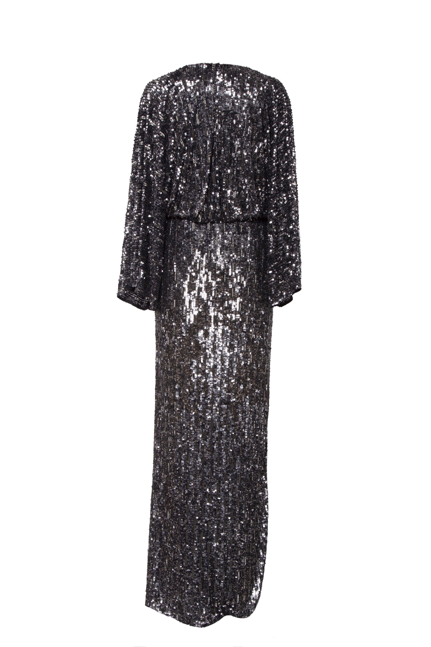 Aria Sequined Kaftan Sleeve Maxi Gown