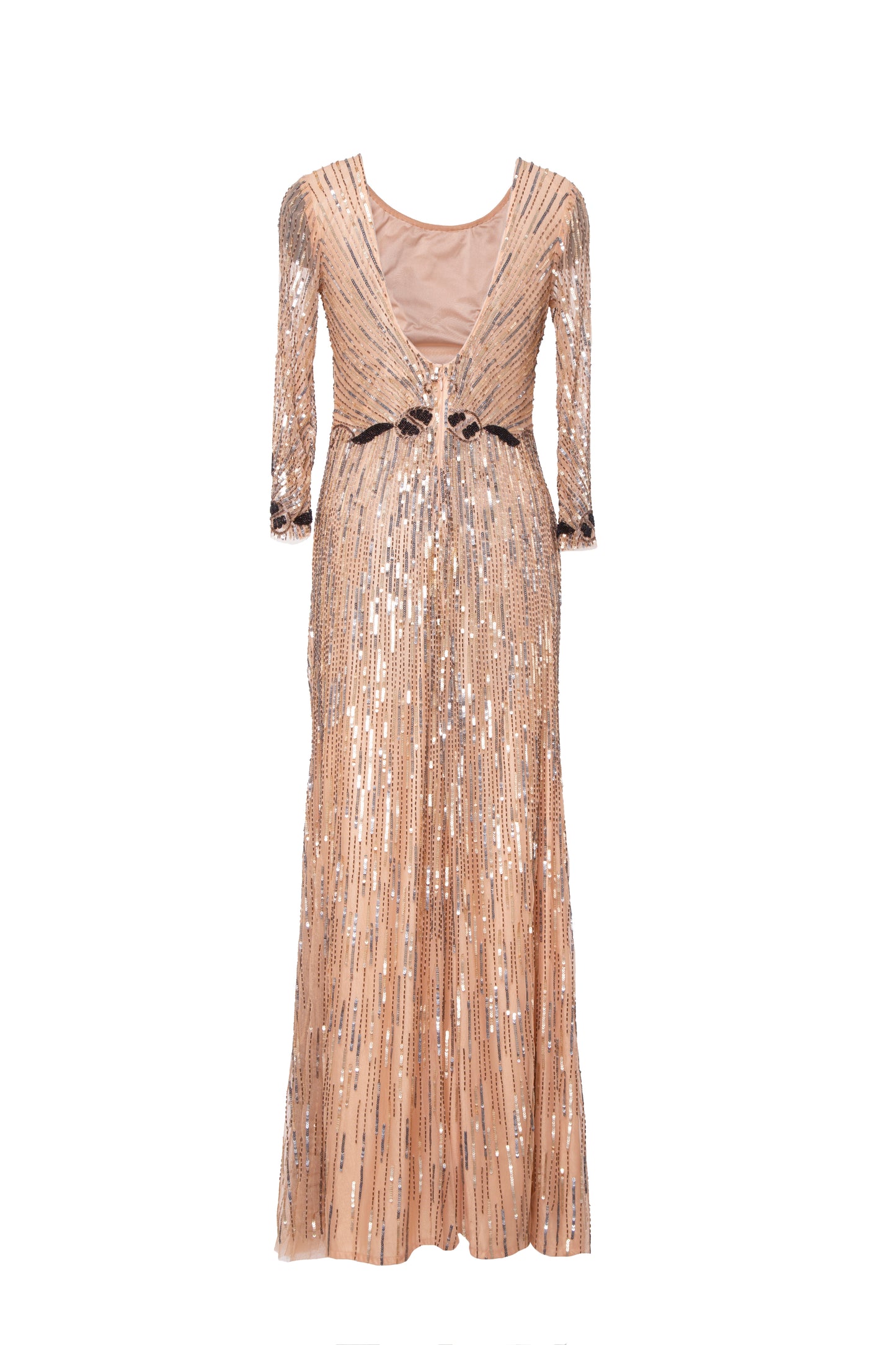 Cora Embellished Long Sleeve Maxi Gown